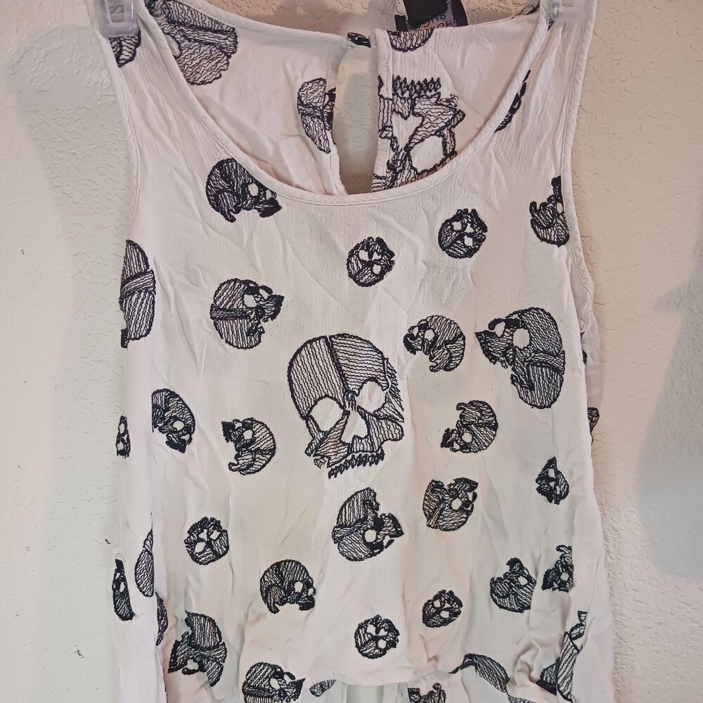 Skull tank top